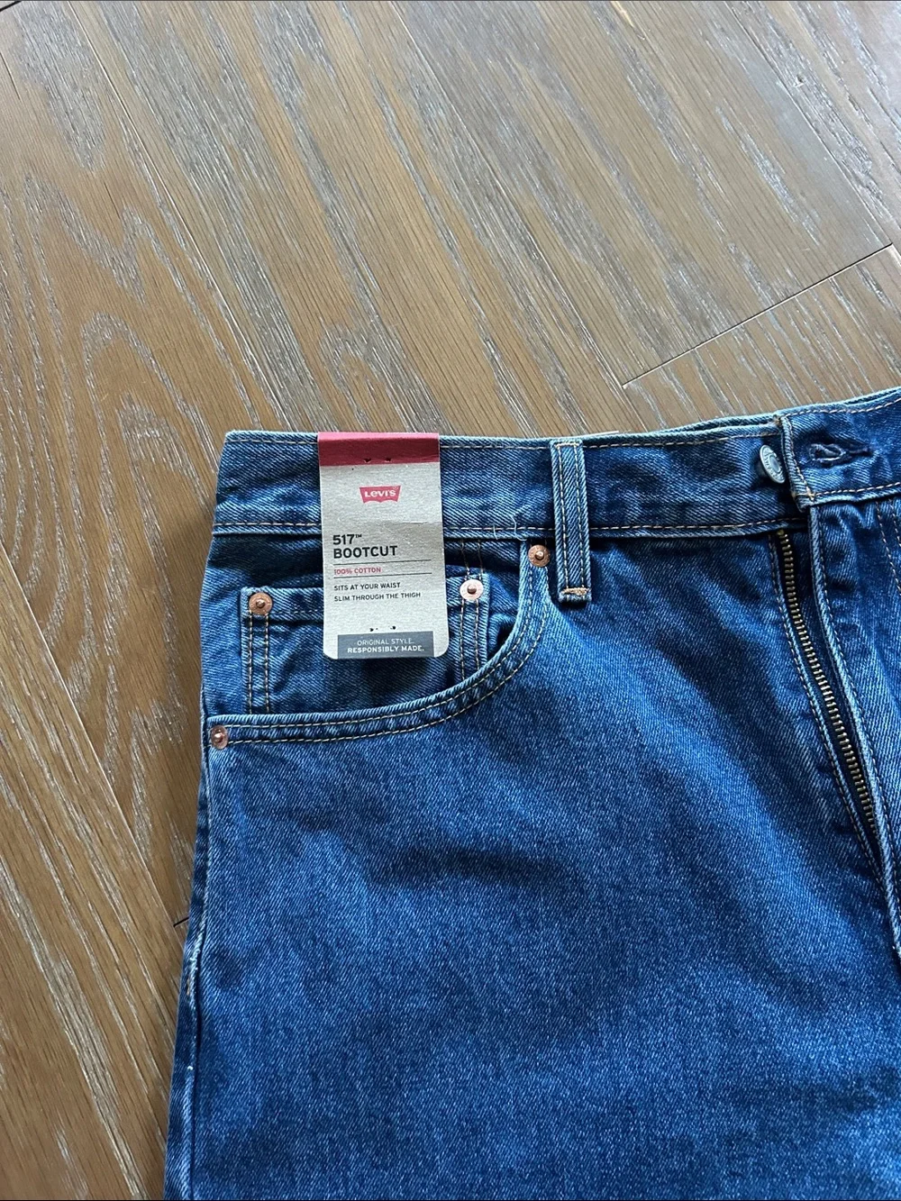 Levi's Men's Straight Jeans in Blue Denim
